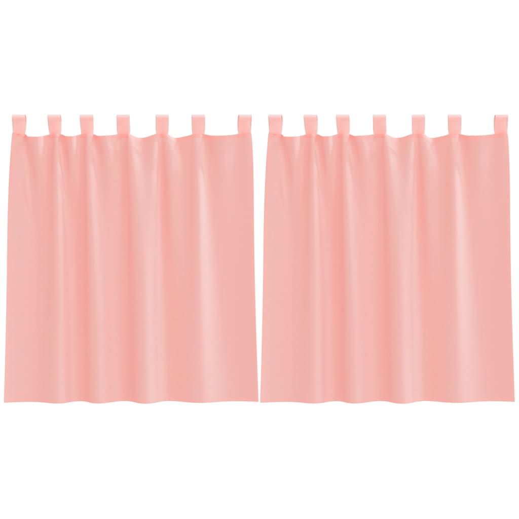 Voile Vorhänge mit Ösen 2 Stk. Apfelgrün 140x140 cm