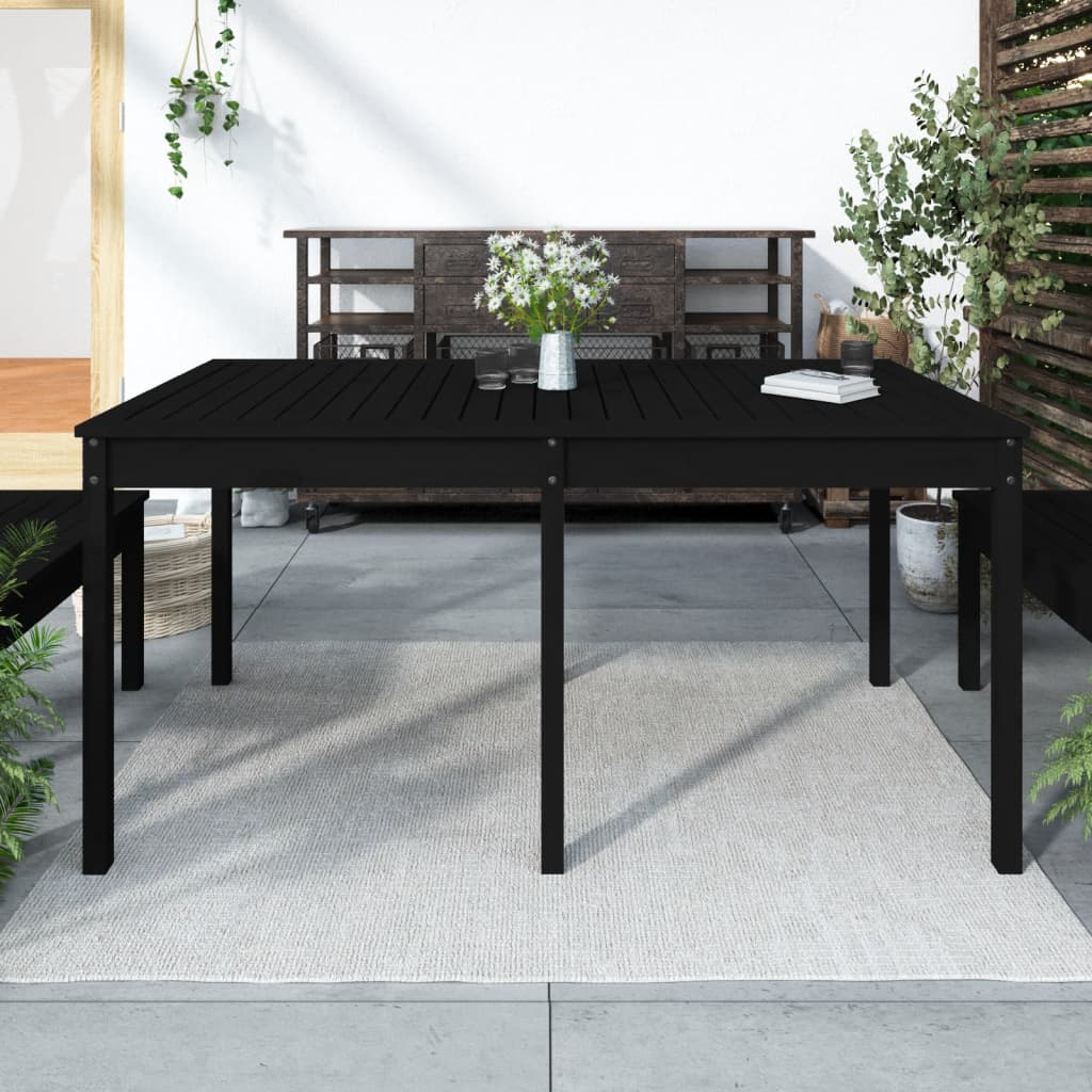 Gartentisch 82,5x82,5x76 cm Massivholz Kiefer