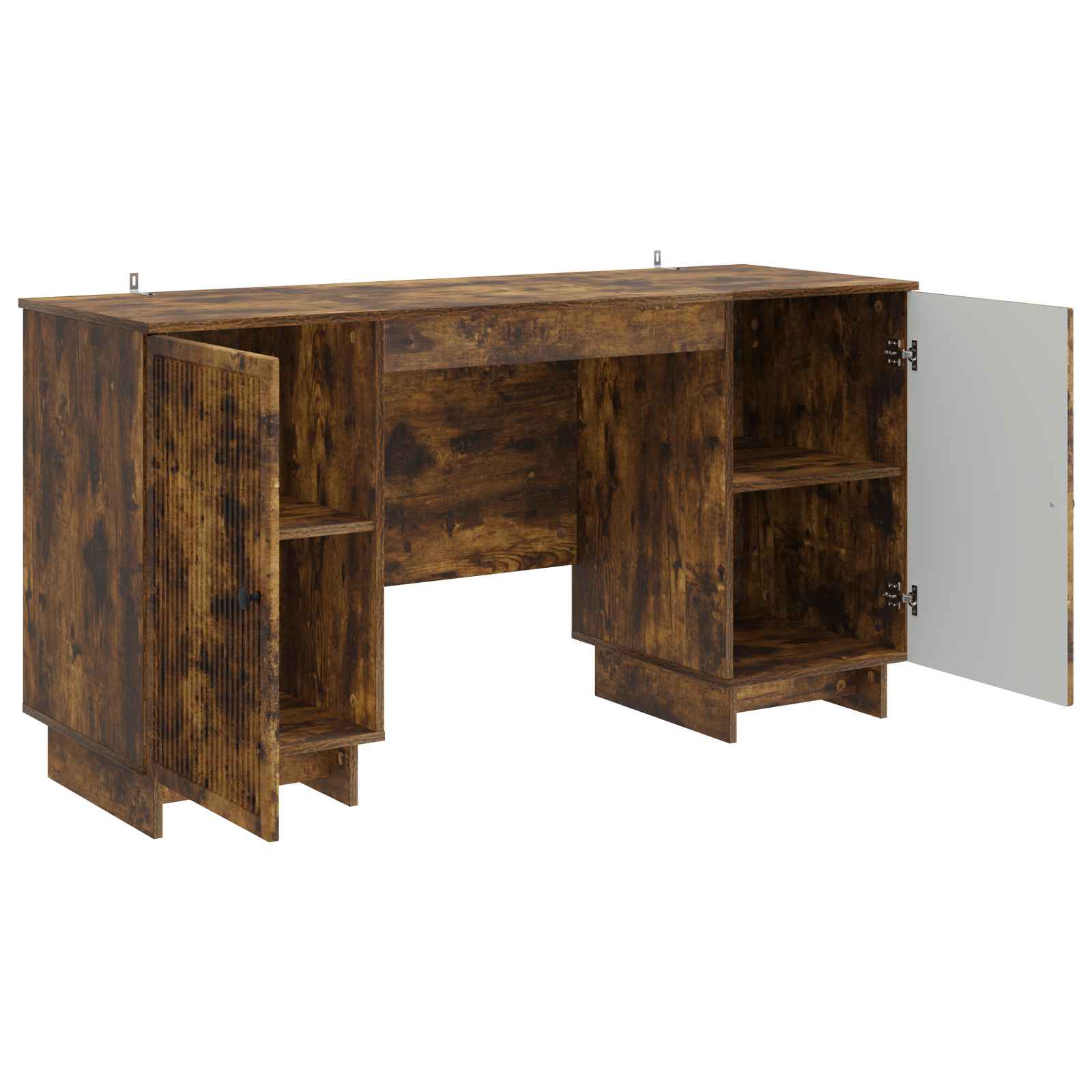 Schreibtisch Schwarz Holzwerkstoff 142,5 x 50 x 75 cm