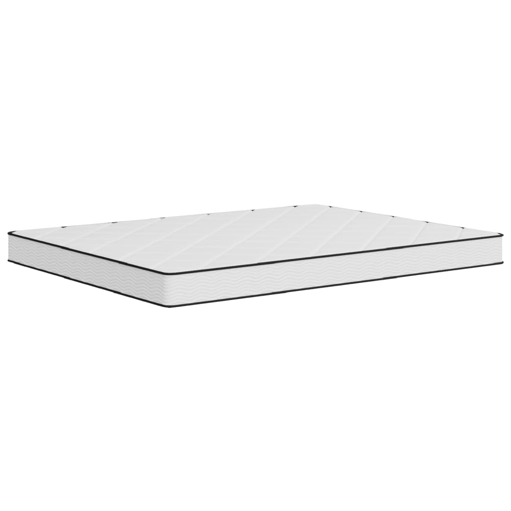 Schaumstoffmatratze für Kind Mittelweich 80 x 160 cm 16 cm Weiß