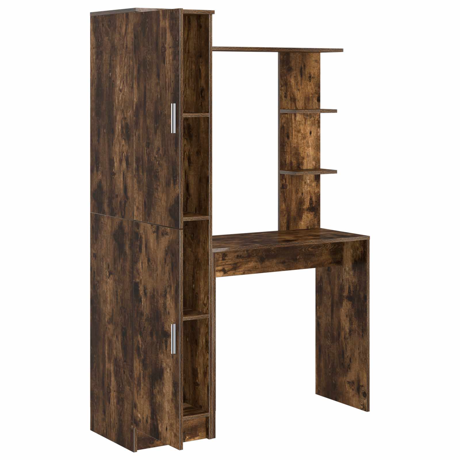 Schreibtisch 2 pcs Schwarz Eichen-Optik