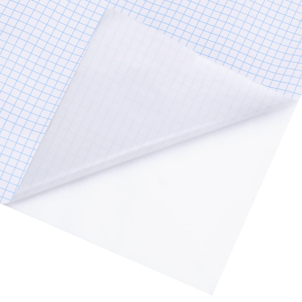 Möbelaufkleber Selbstklebend Mattweiß 90x500 cm PVC