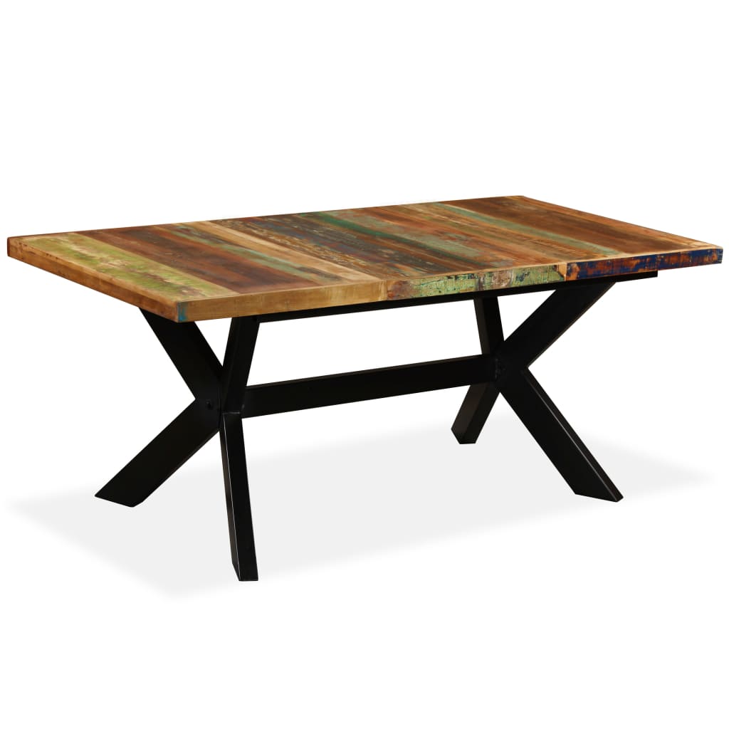 Esstisch Massivholz Mango und Stahlgestell 180 cm