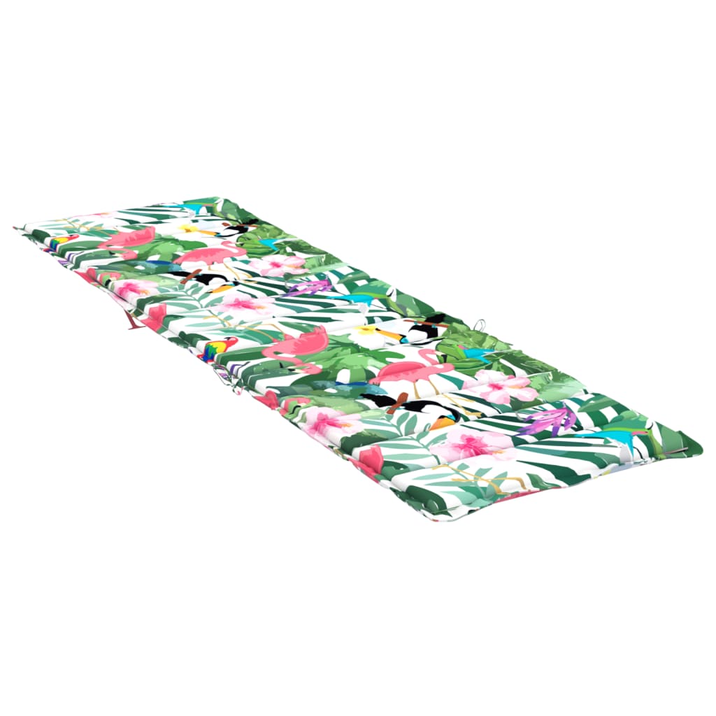 Liege-Kissen Blatt Blattmuster 200 x 70 x 3 cm Oxford-Stoff