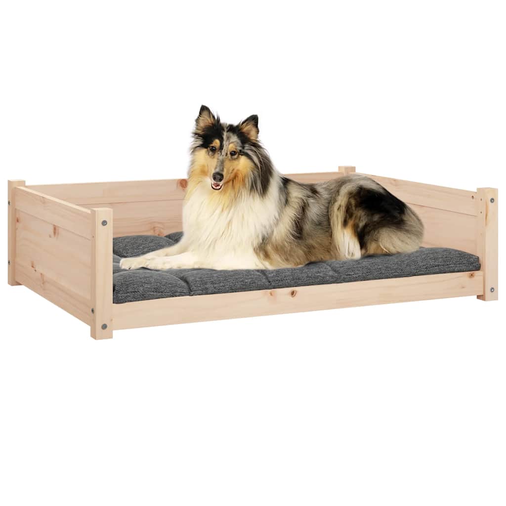 Hundebett 55,5 x 45,5 x 28 cm Massivholz Kiefer