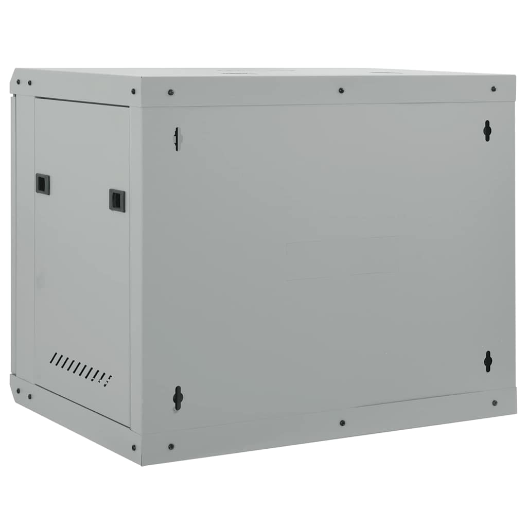 Netzwerkschrank mit Speicher Grau 60 x 45 x 28 cm Stahl