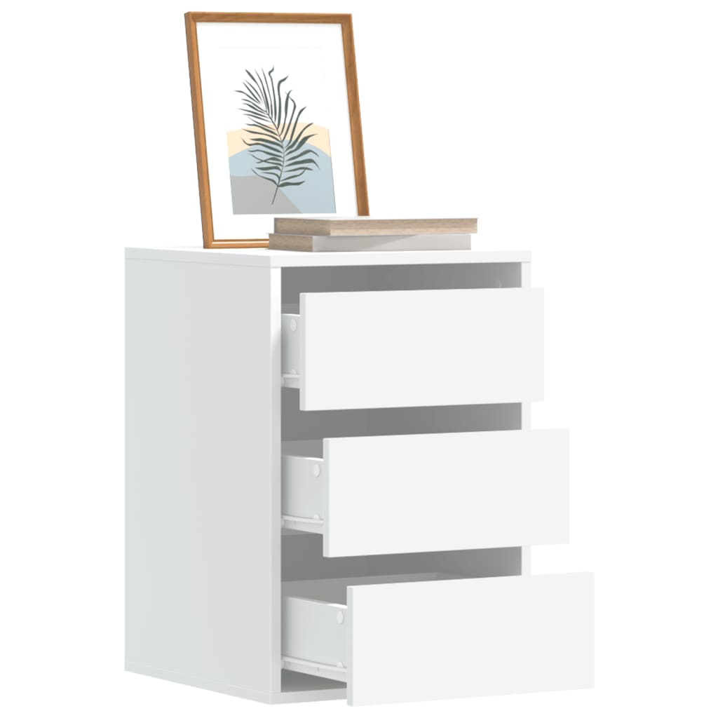 Schubladenschrank Schwarz Eichen-Optik 41 x 40 x 58 cm