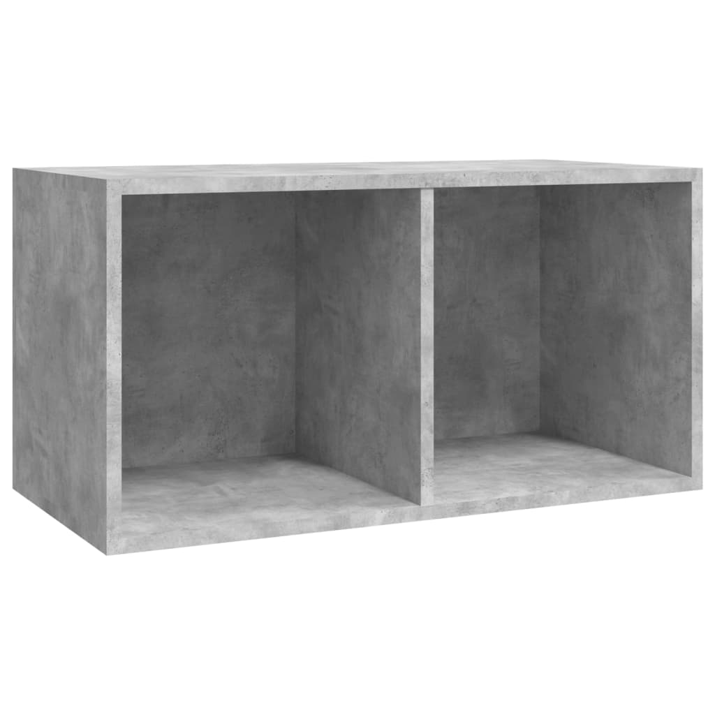 Schallplatten-Aufbewahrungsbox Weiß 71x34x36 cm Holzwerkstoff