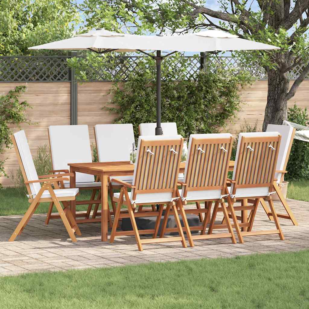 Gartenstuhl 4 pcs Braun und Grau 57 x 71,5 x 104 cm
