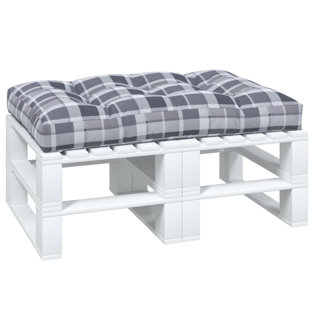 Palettenkissen Anthrazit 50x50x12 cm Stoff