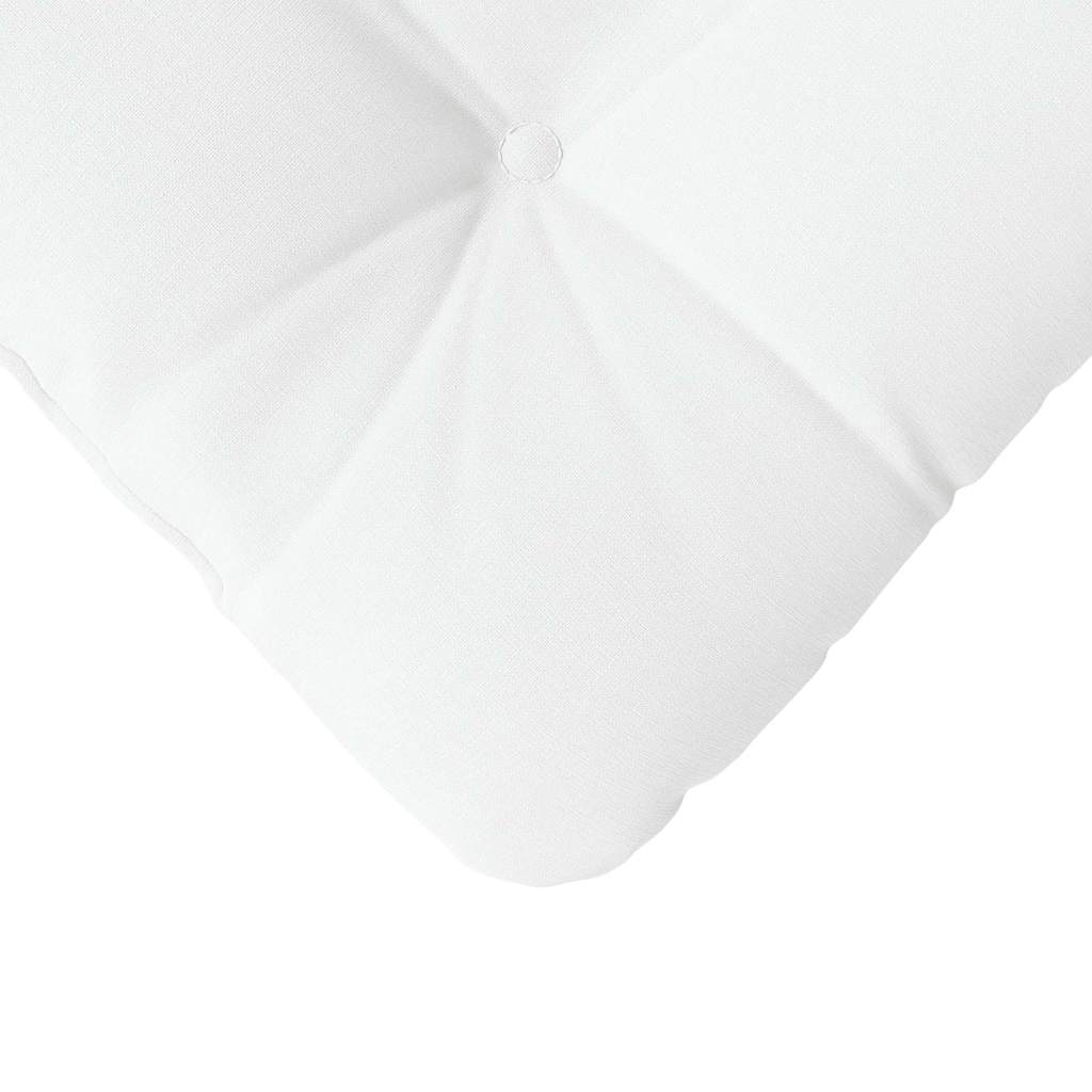 Sitzkissen 4 pcs Hellgrau 40 x 40 x 12 cm Stoff