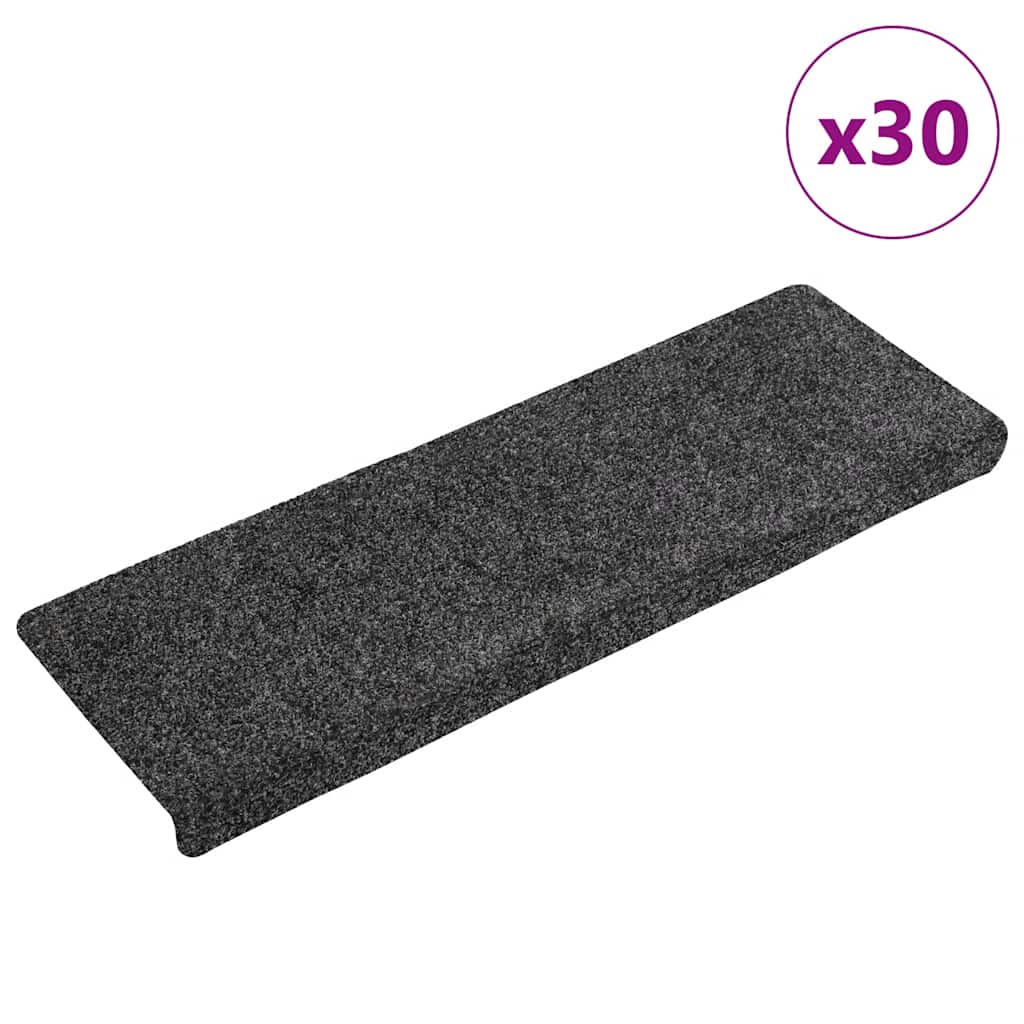 Stufenmatten Selbstklebend 15 Stk. 65x21x4 cm Hellbraun Rechteckiger Rand