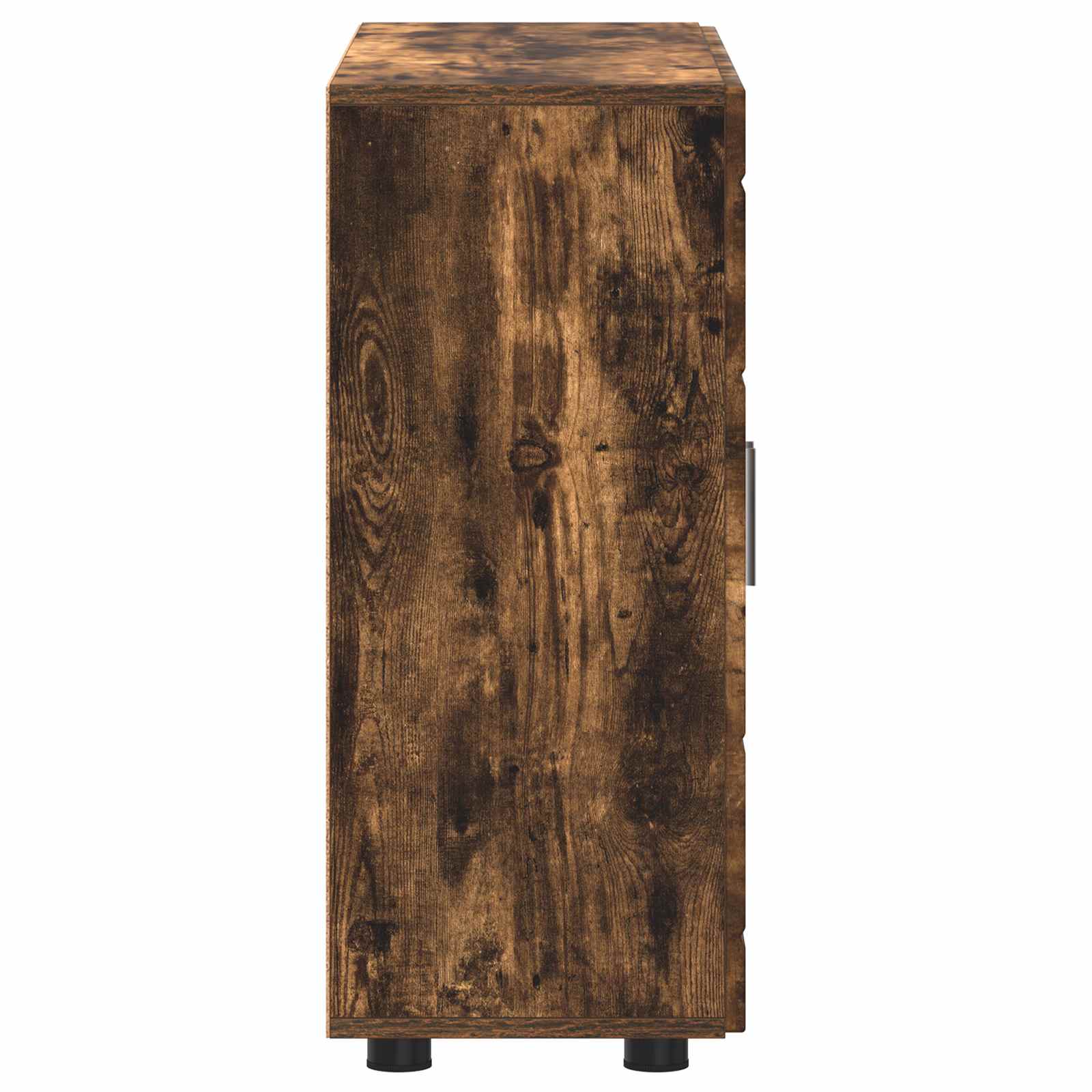 Highboard mit Regal FLORIN Weiß 60 x 35 x 182 cm Holzwerkstoff
