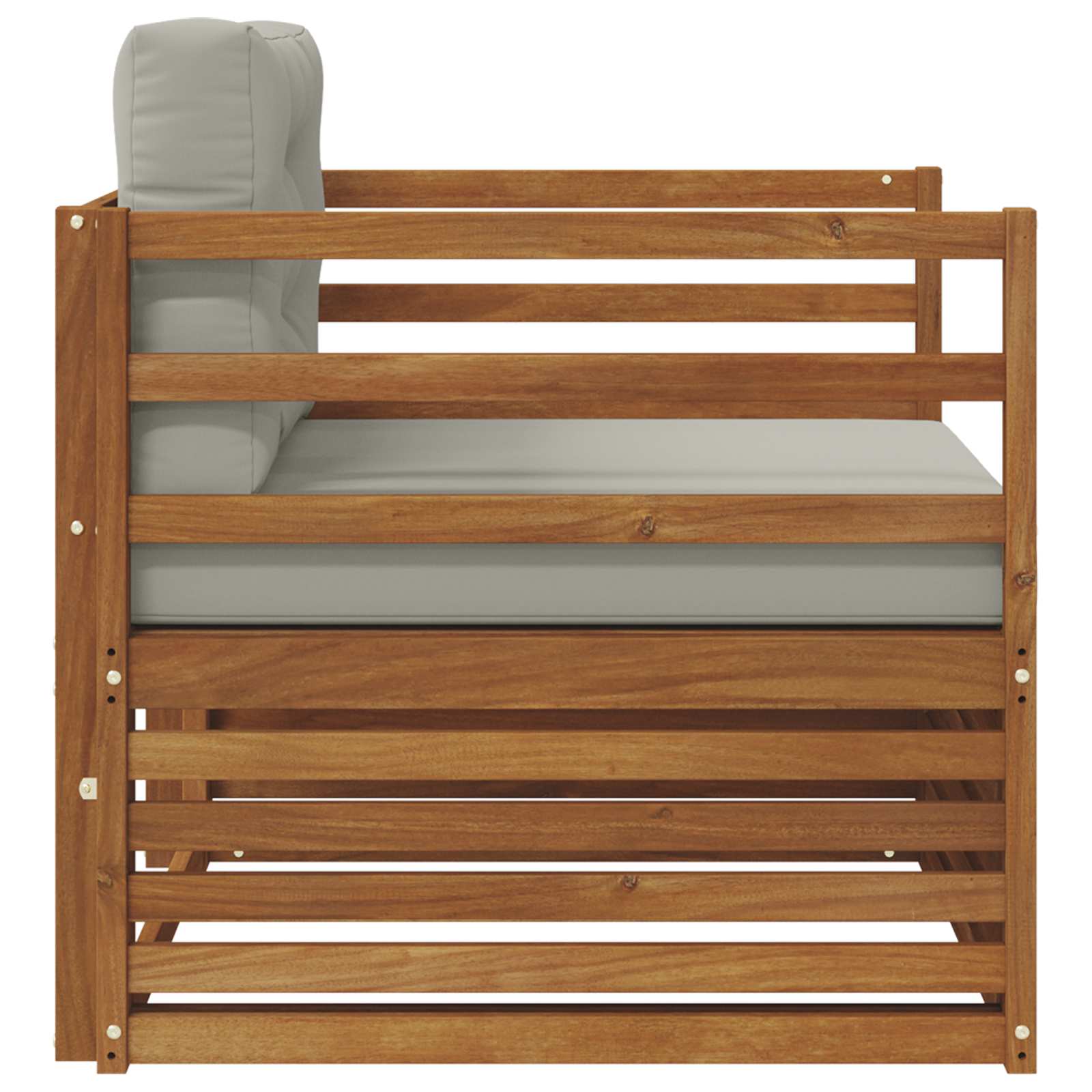 2 Stück Outdoor-Sofa Natur