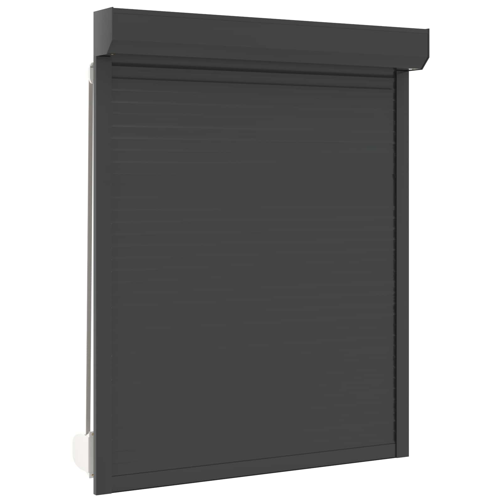 Rollladen Weiß 70 x 100 cm Aluminium und Polyurethan