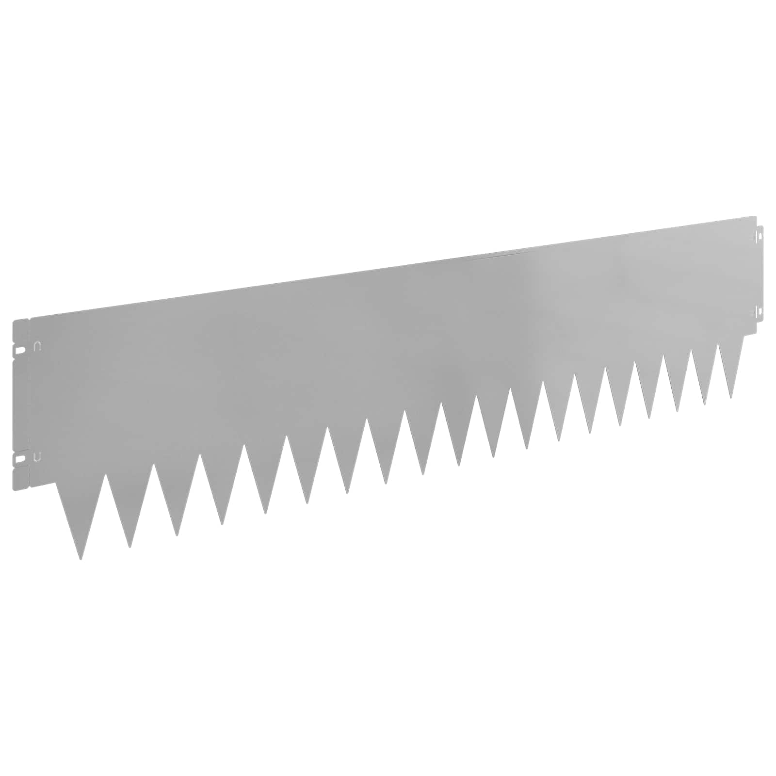 Raseneinfassung 10 pcs Länge Höhe 103 x 15 cm Stahl Schwarz