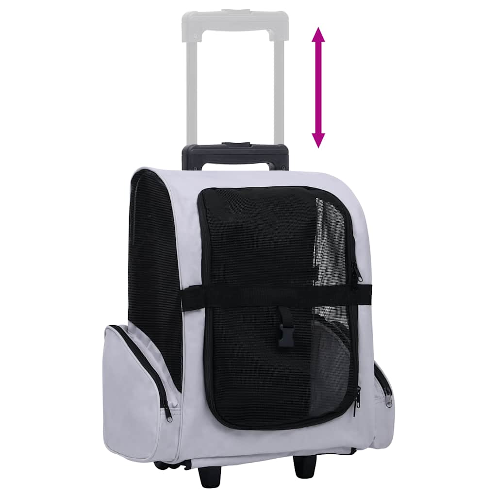 Trolley für Haustiere 3-in-1 Faltbar Beige
