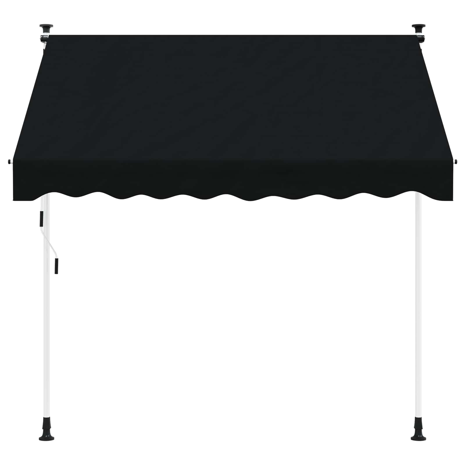 Einziehbare Markise Handbetrieben 150 cm Anthrazit