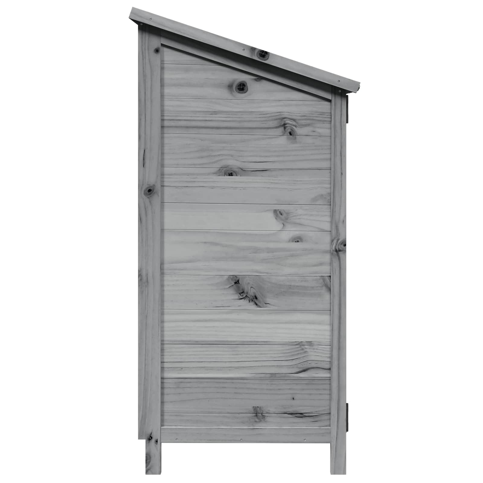 Gartenschuppen Natur 59 x 56 x 113,5 cm Massivholz aus Fichte