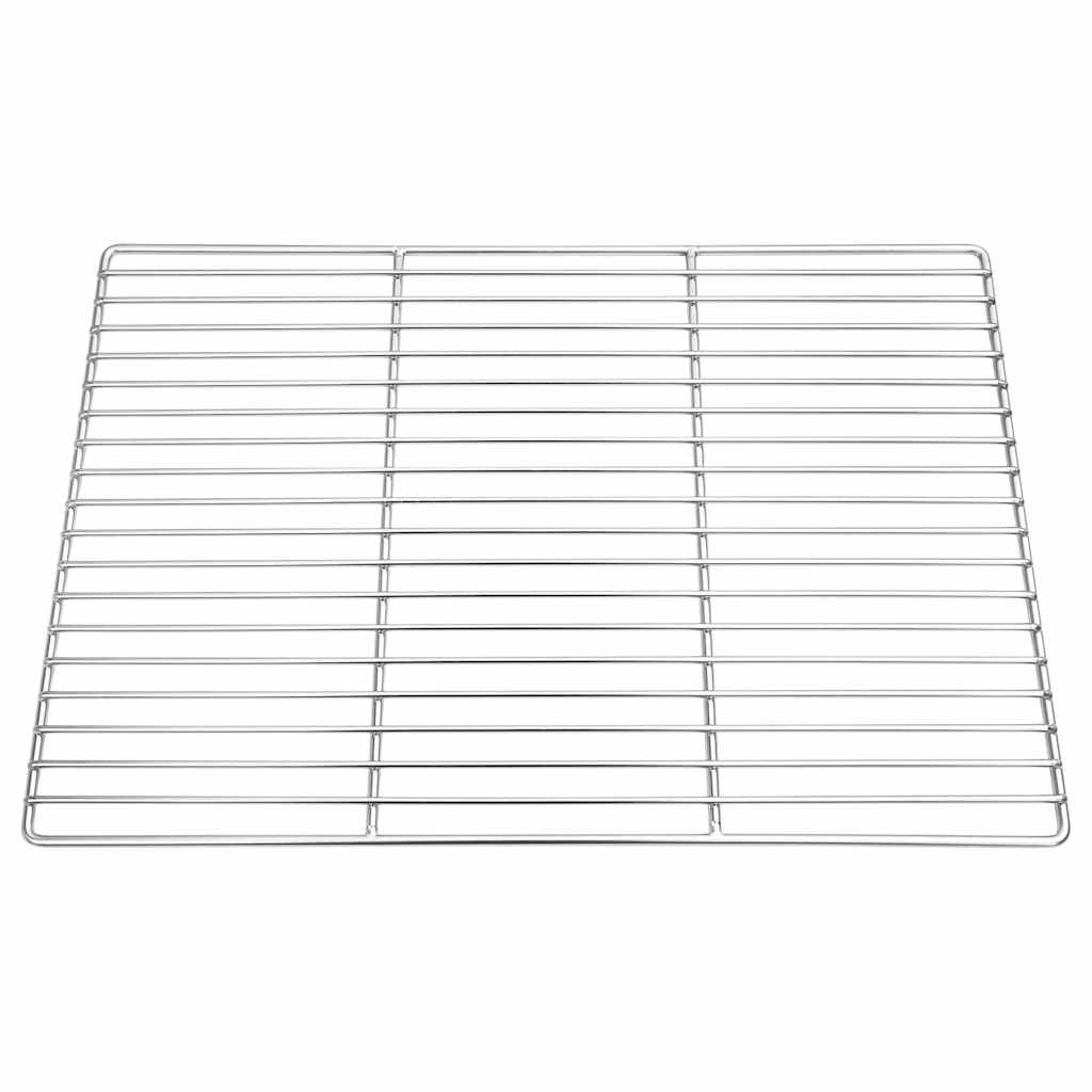 Grillrost Silber 40 x 30 cm Edelstahl