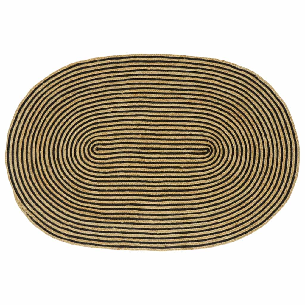 Bereichsteppiche Natürlich und Weiß 100 x 152 cm Jute