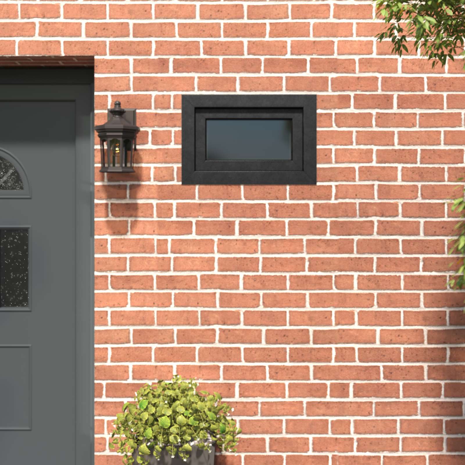 Kellerfenster RISOR 60 x 40 cm PVC und Glas Weiß