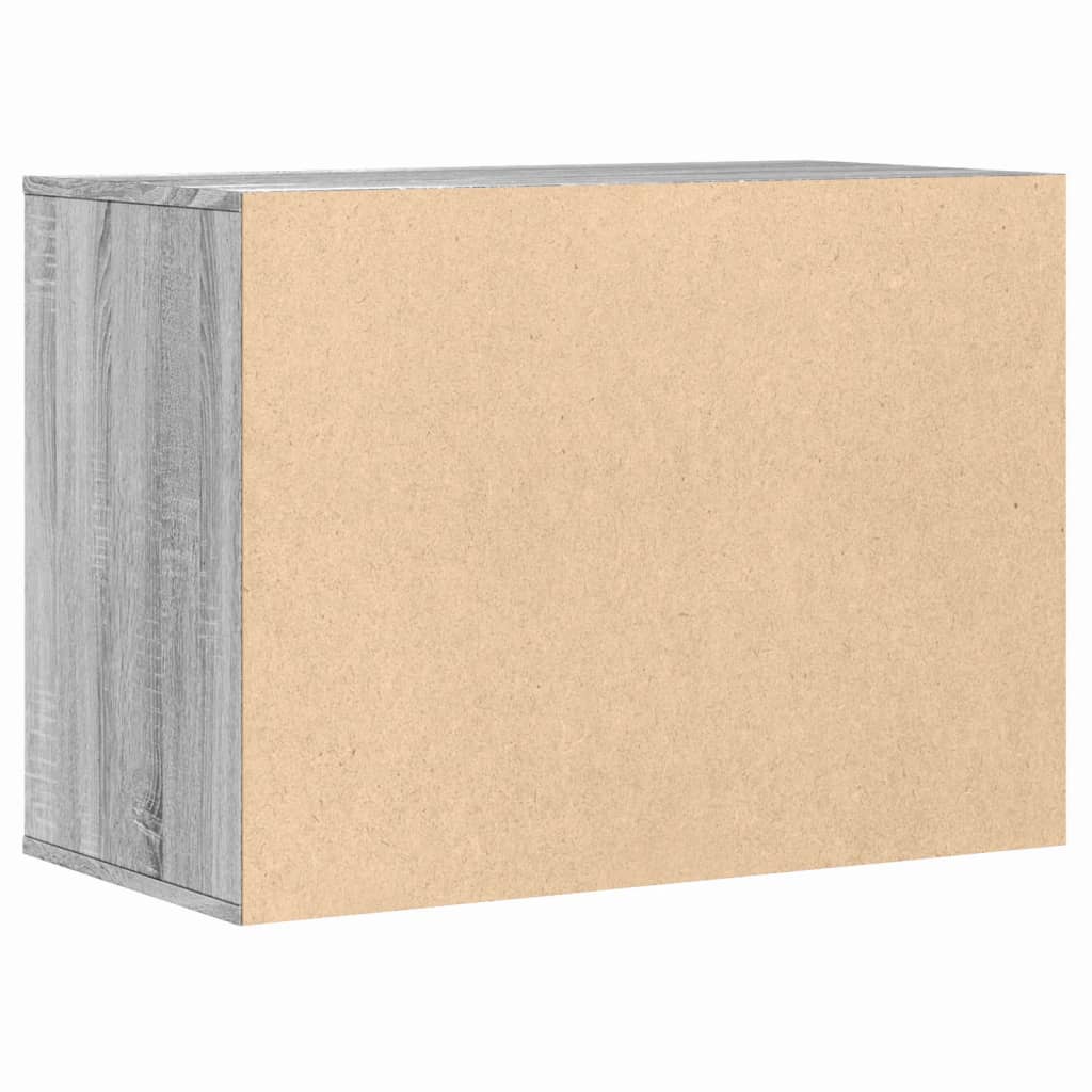Schubladenschrank Schwarz Eichen-Optik 41 x 40 x 58 cm