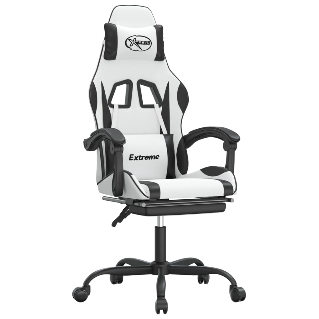 Gaming-Stuhl Schwarz und Golden Kunstleder