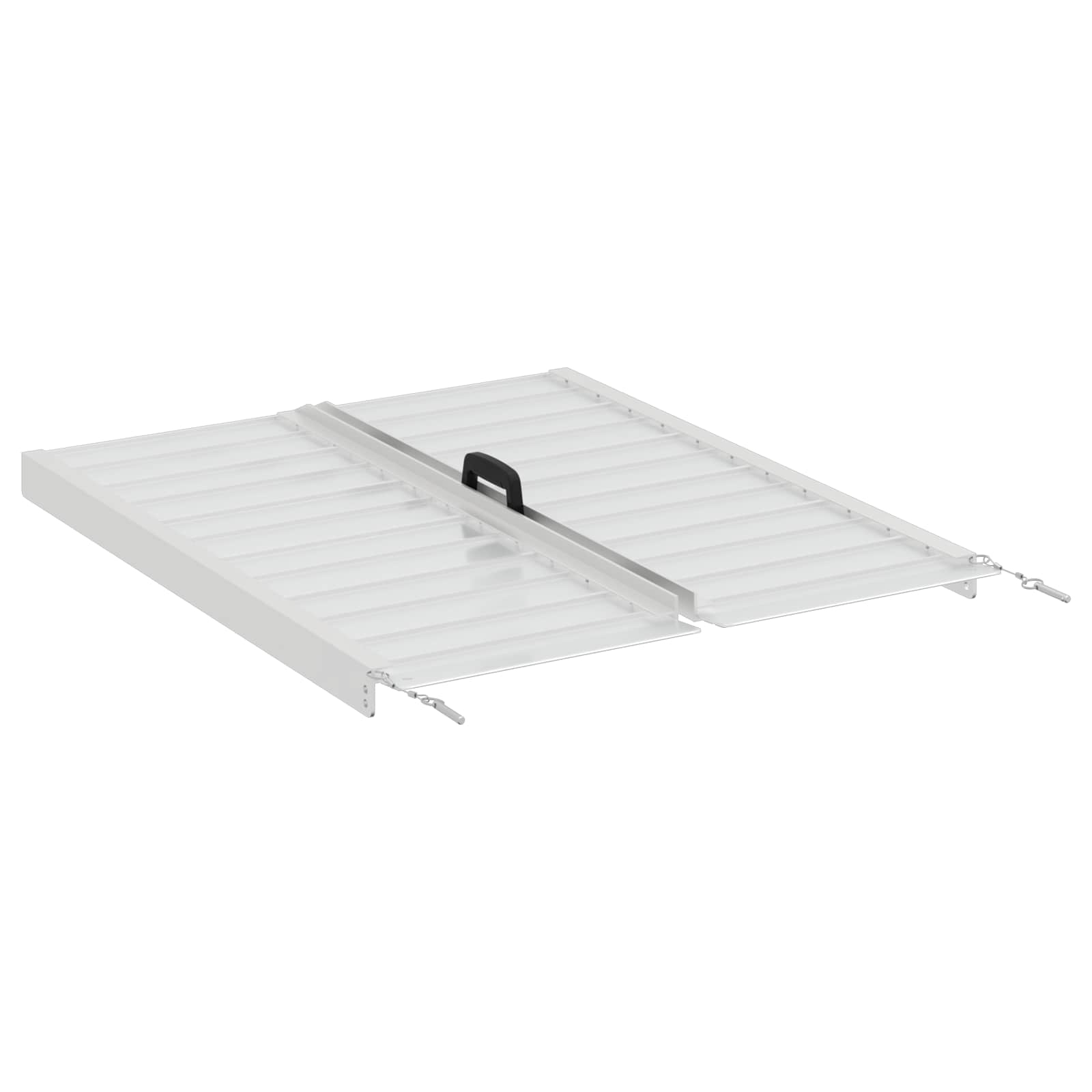 Rampe für Rollstühle 270 kg Silber 62 x 73 x 5 cm Aluminium