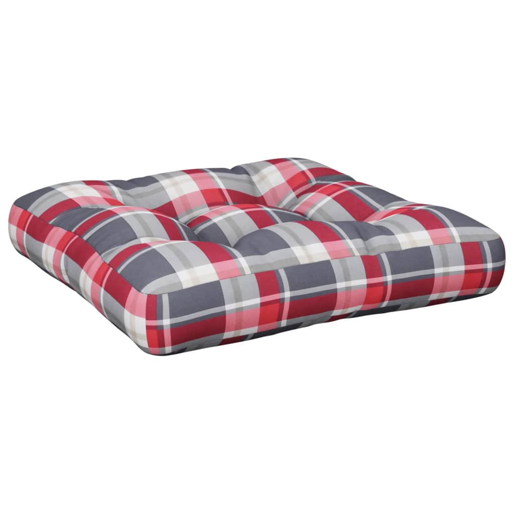 Palettenkissen Blau Weiß Gestreift 58x58x10 cm Oxford-Gewebe