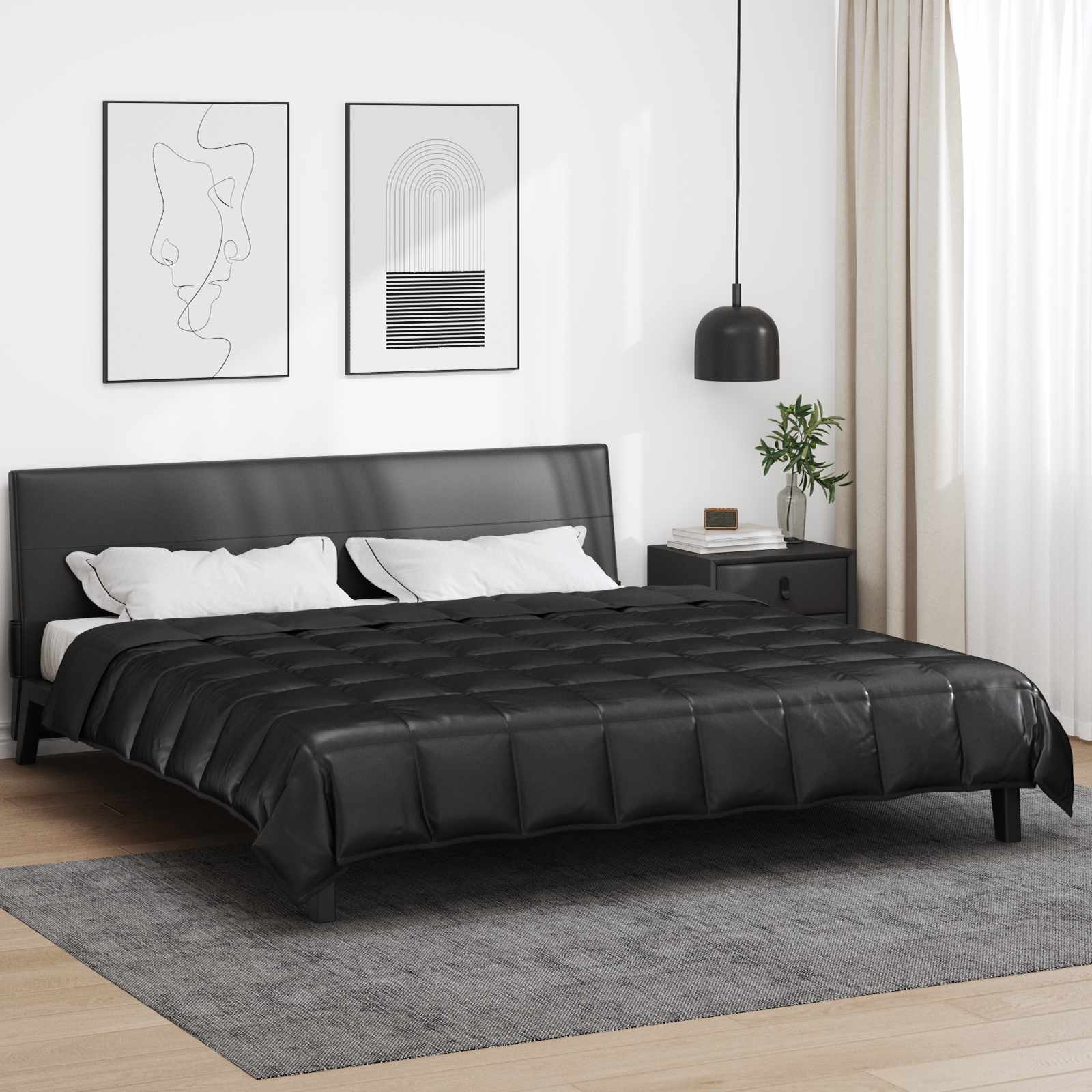 Sommerdecke Gold 135 x 200 cm Satin und Mikrofaser
