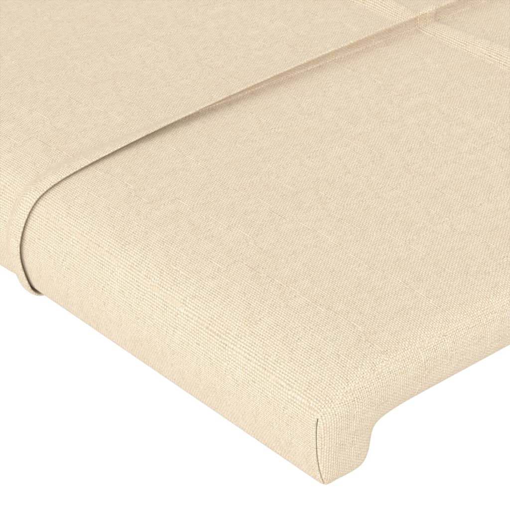 Kopfteil Hellgrau 80x5x118/128 cm Stoff