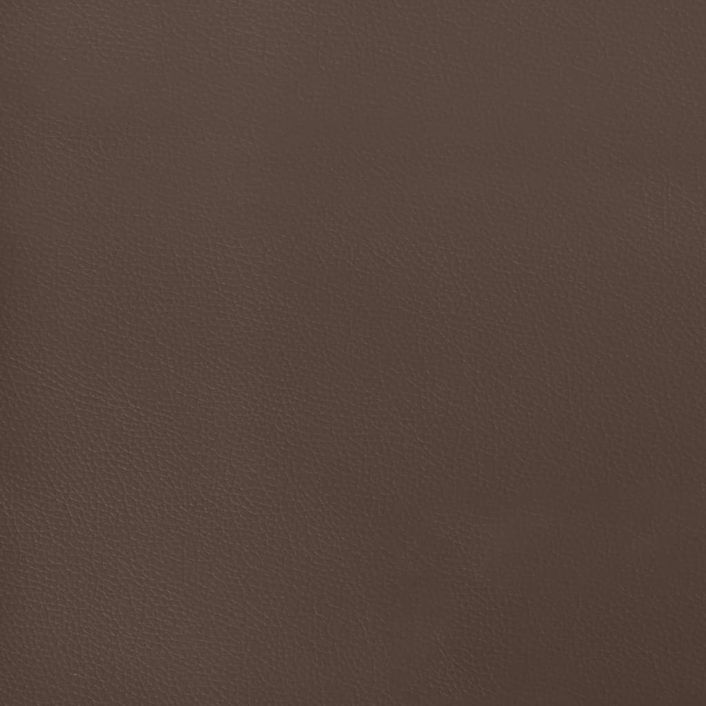 Taschenfederkernmatratze Mittel Schwarz 80x200x20 cm Kunstleder
