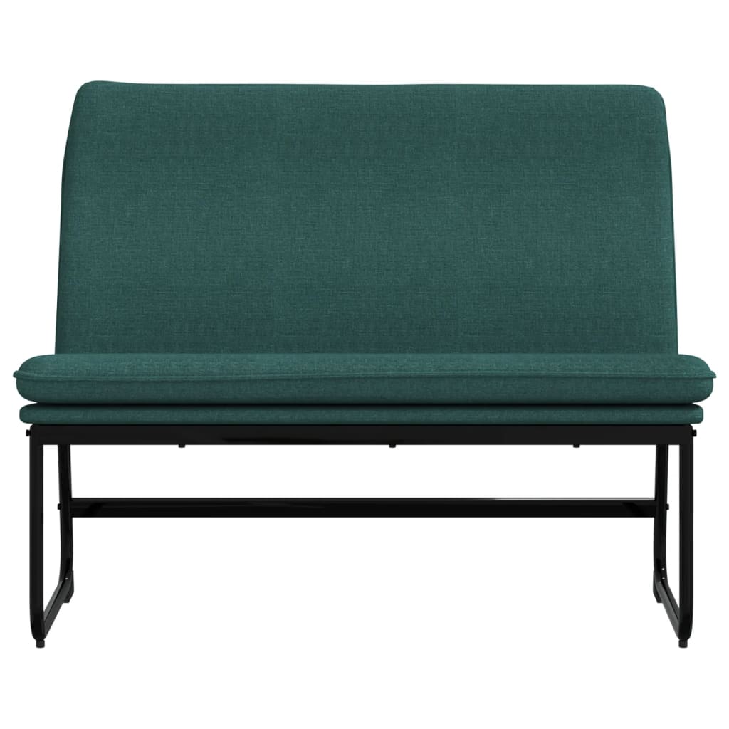 Sitzbank Hellgrau 100x75x76 cm Stoff