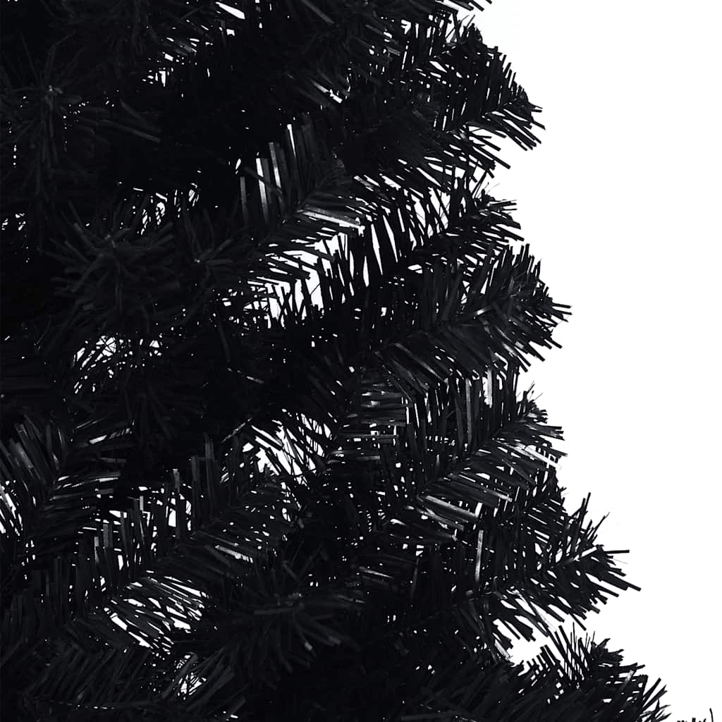 Künstlicher Halb-Weihnachtsbaum mit Ständer Grün 150 cm PVC