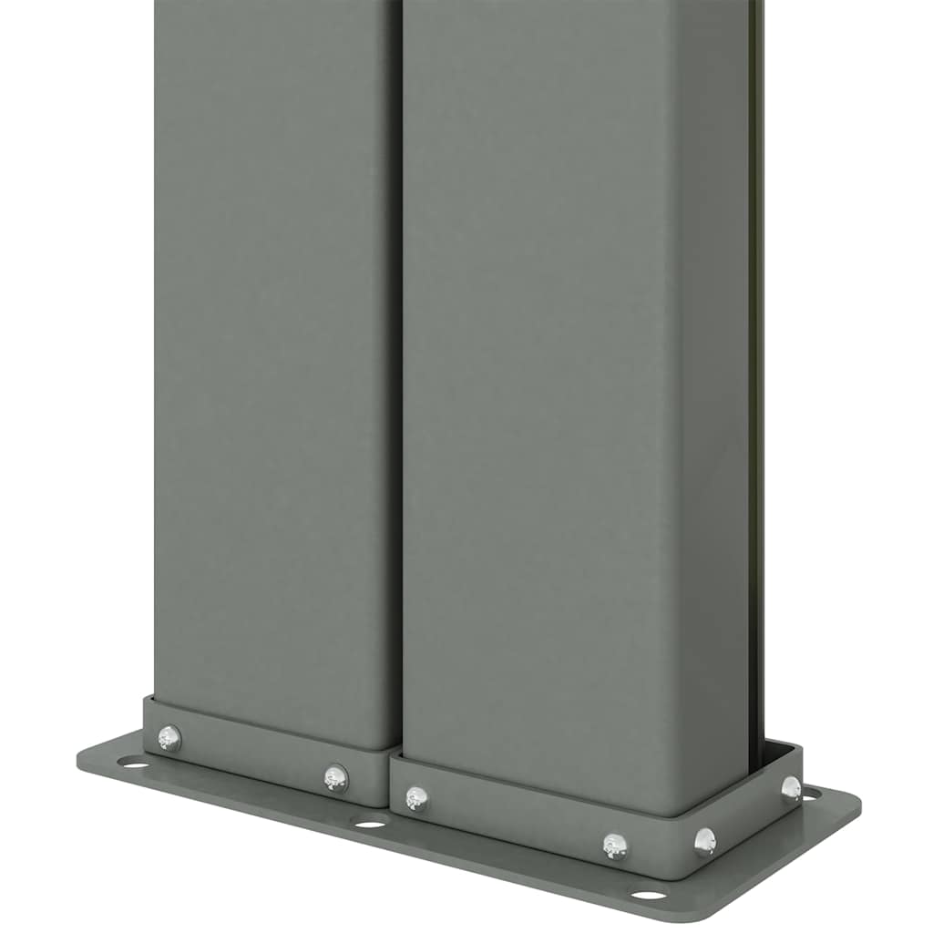 Ausziehbare Seitenmarkise 160×600 cm Braun
