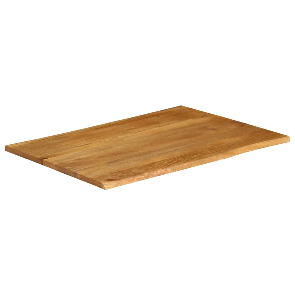 Tischplatte 40x40x2,5 cm Rechteckig Massivholz Akazie Baumkante
