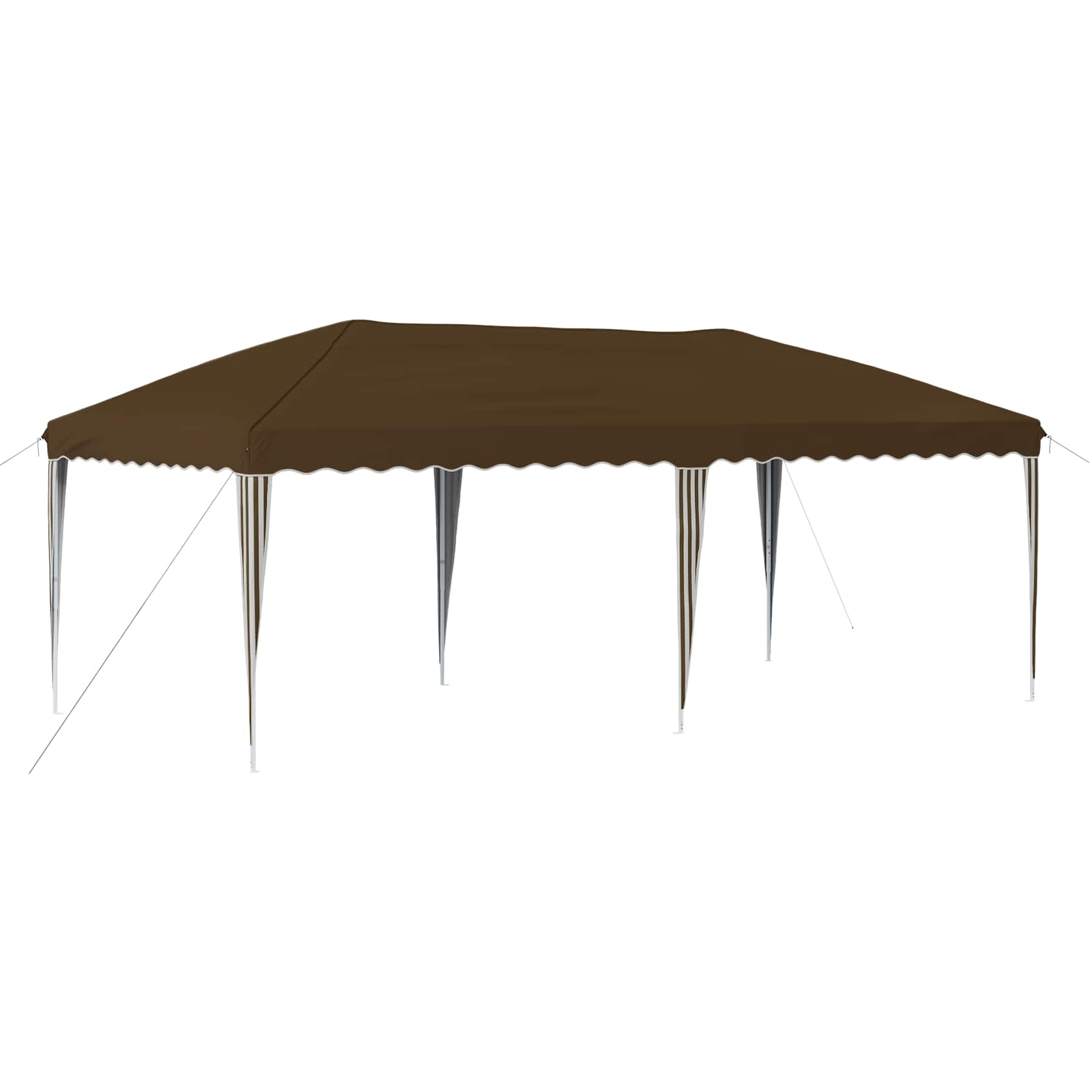 Pop-up Partyzelt 575 x 290 x 245 cm Creme