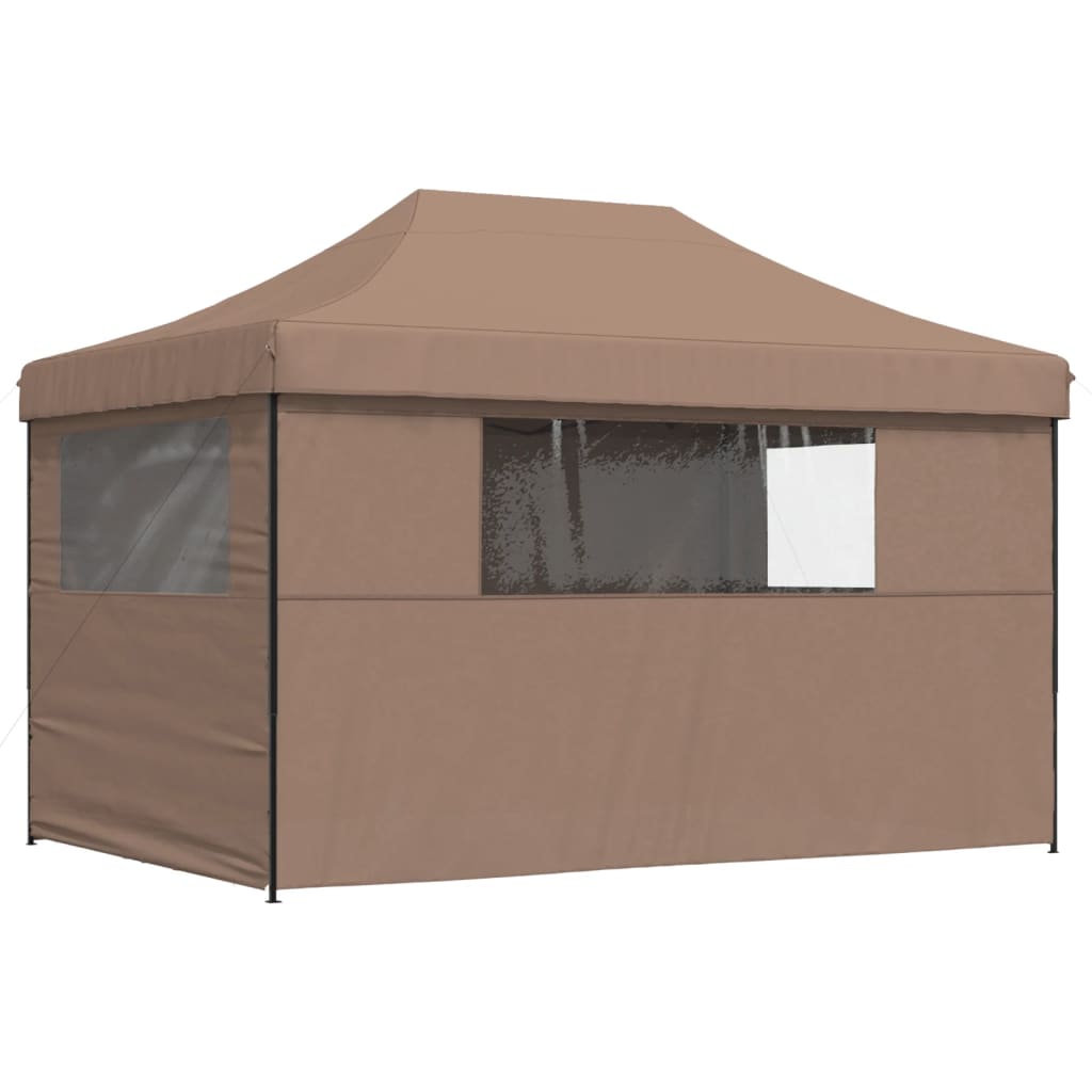 Partyzelt Faltbar Pop-Up Beige 410x279x315 cm