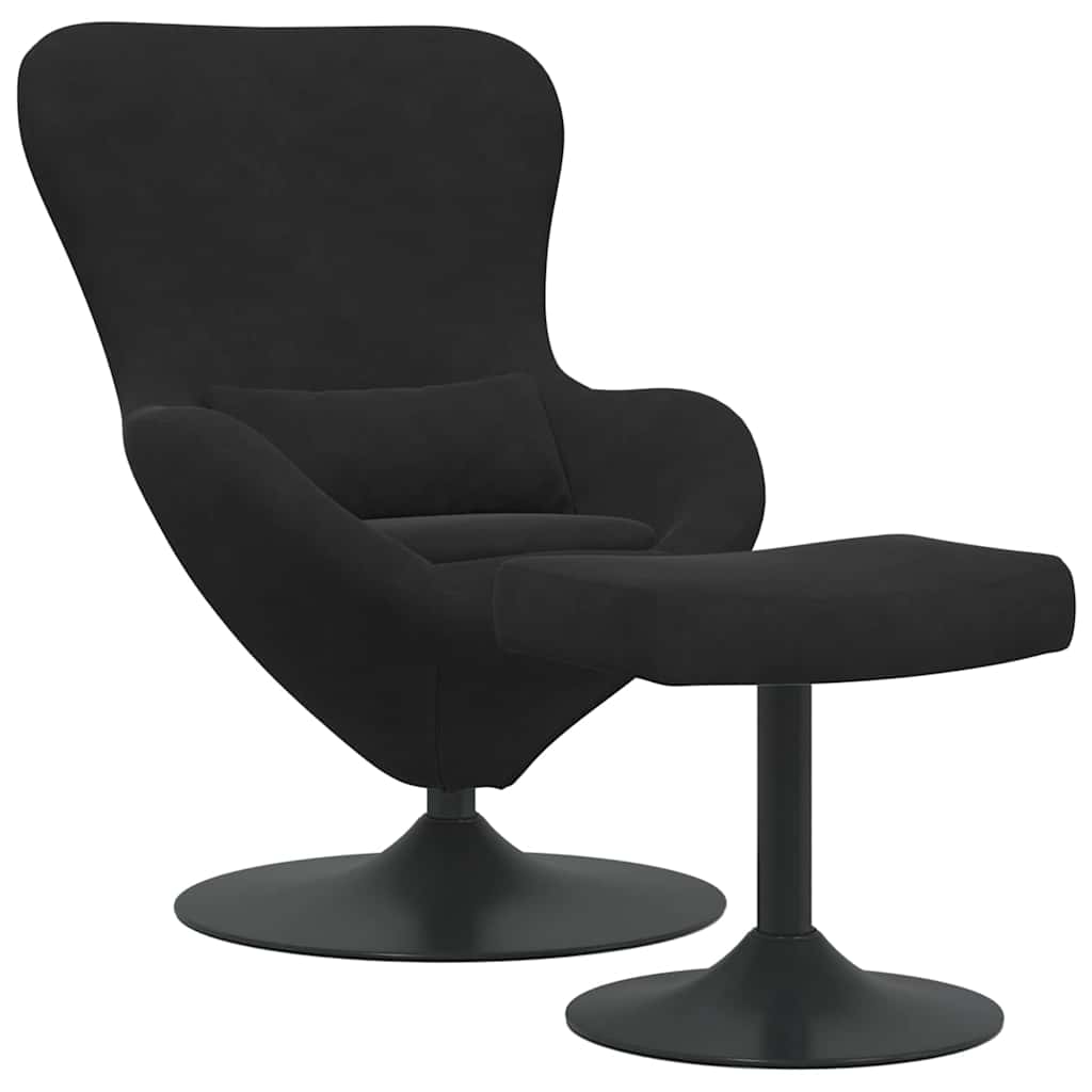 Eiersessel Blau Samt