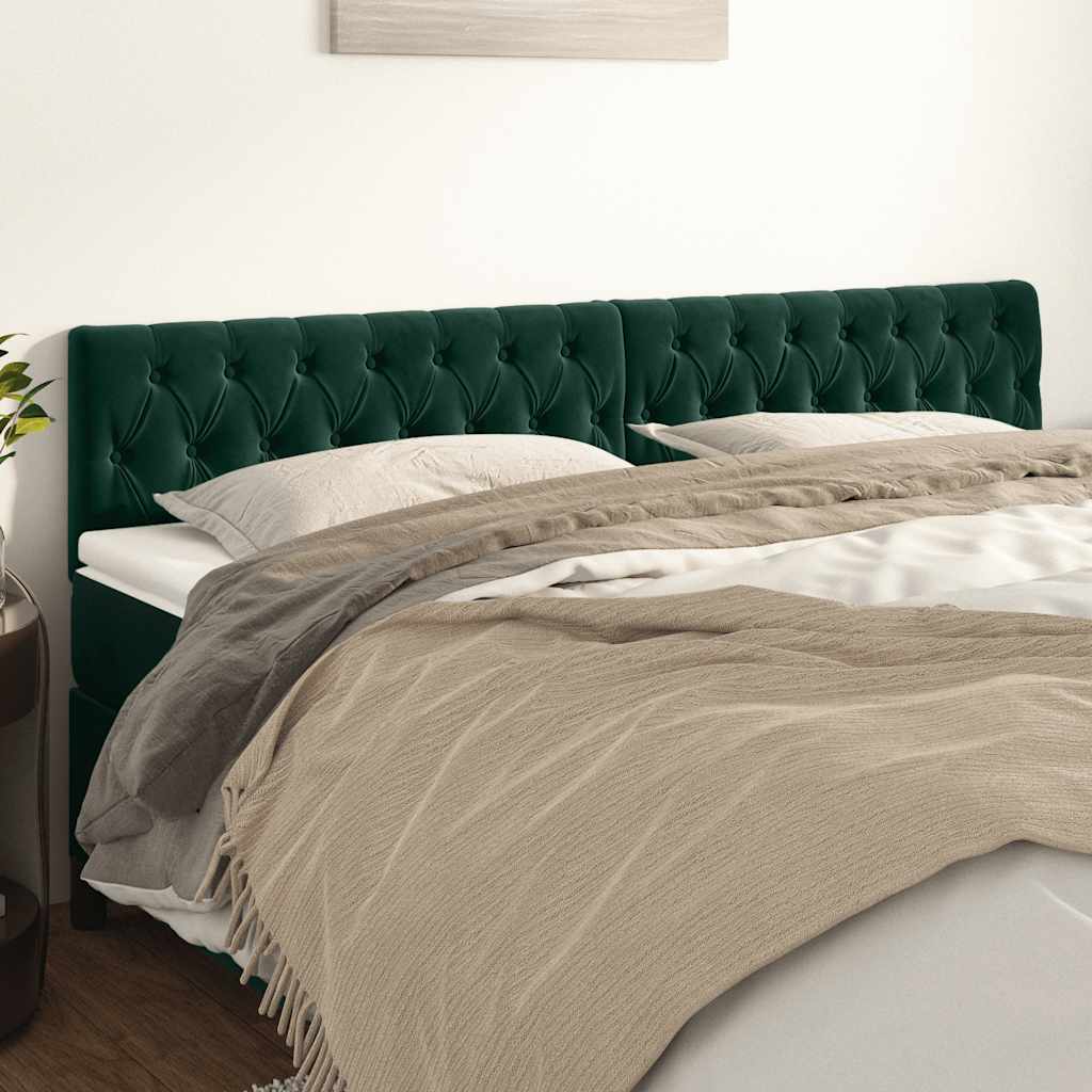 Kopfteil Hellgrau 80x7x118/128 cm Samt