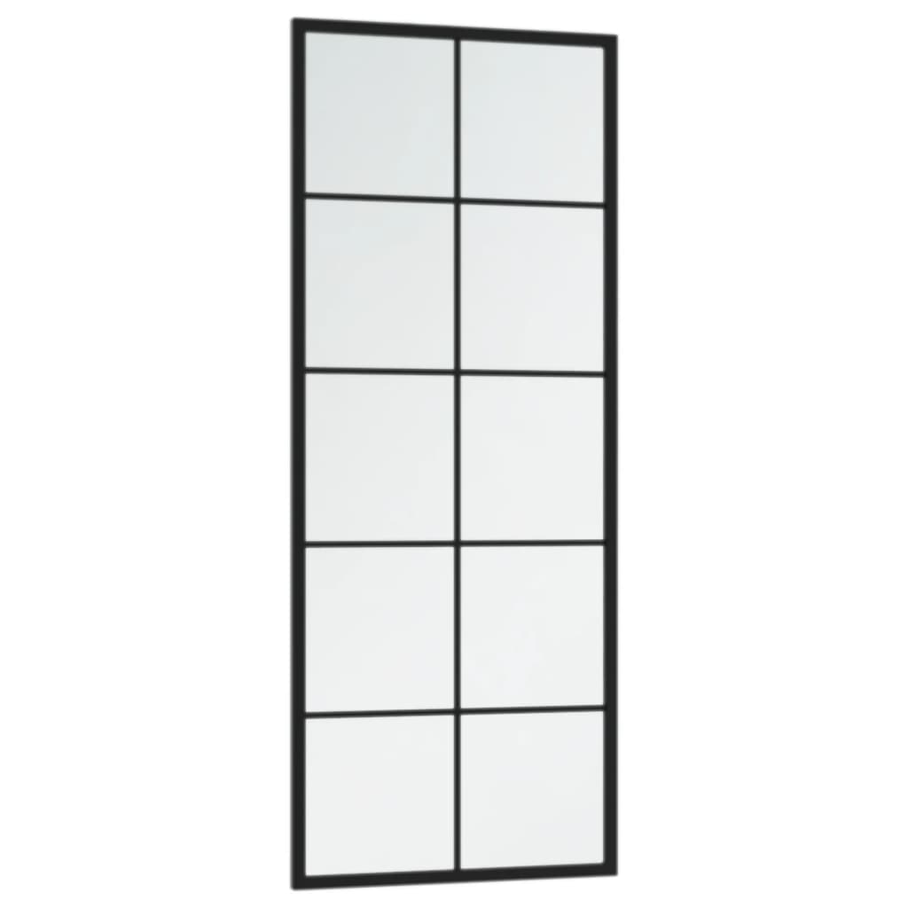 Wandspiegel Schwarz 60x40 cm Metall
