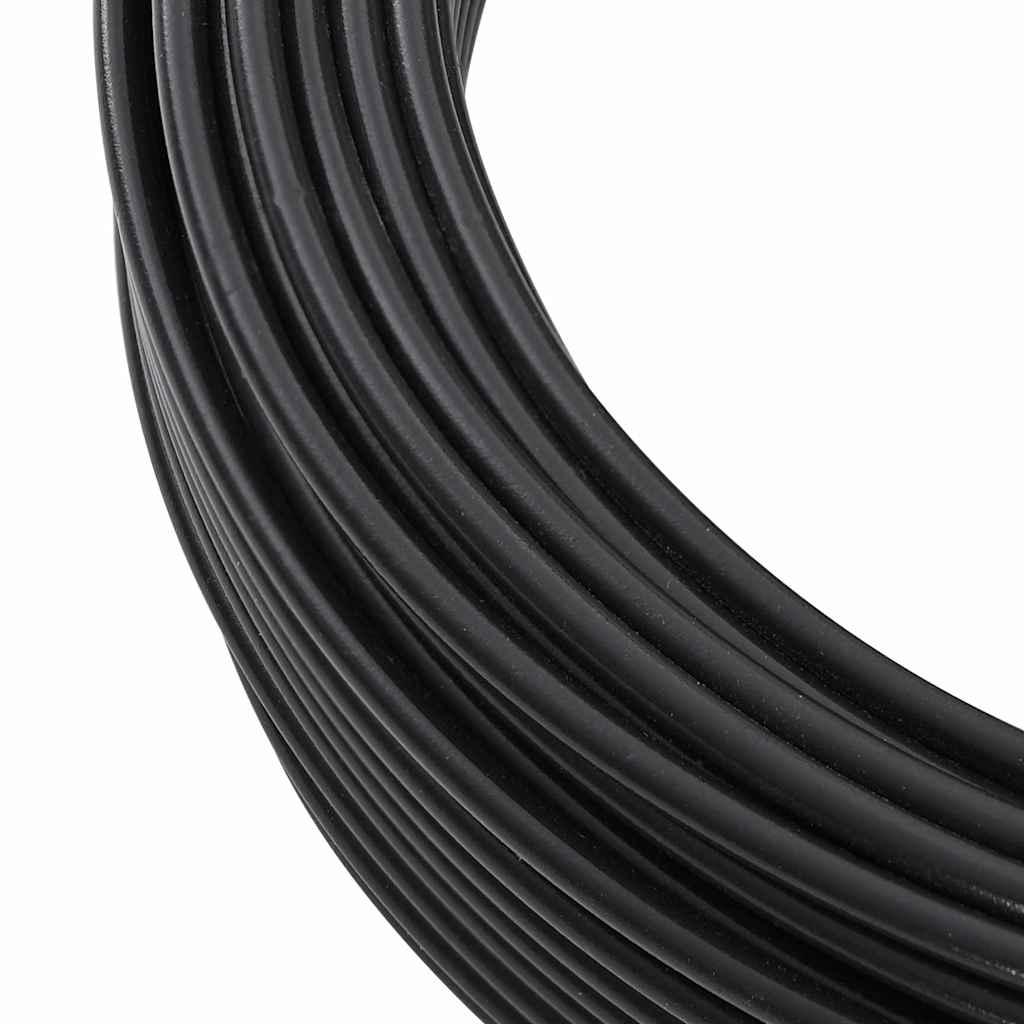 Zaun-Bindedraht 250 m 0,9/1,4 mm Stahl Schwarzgrün