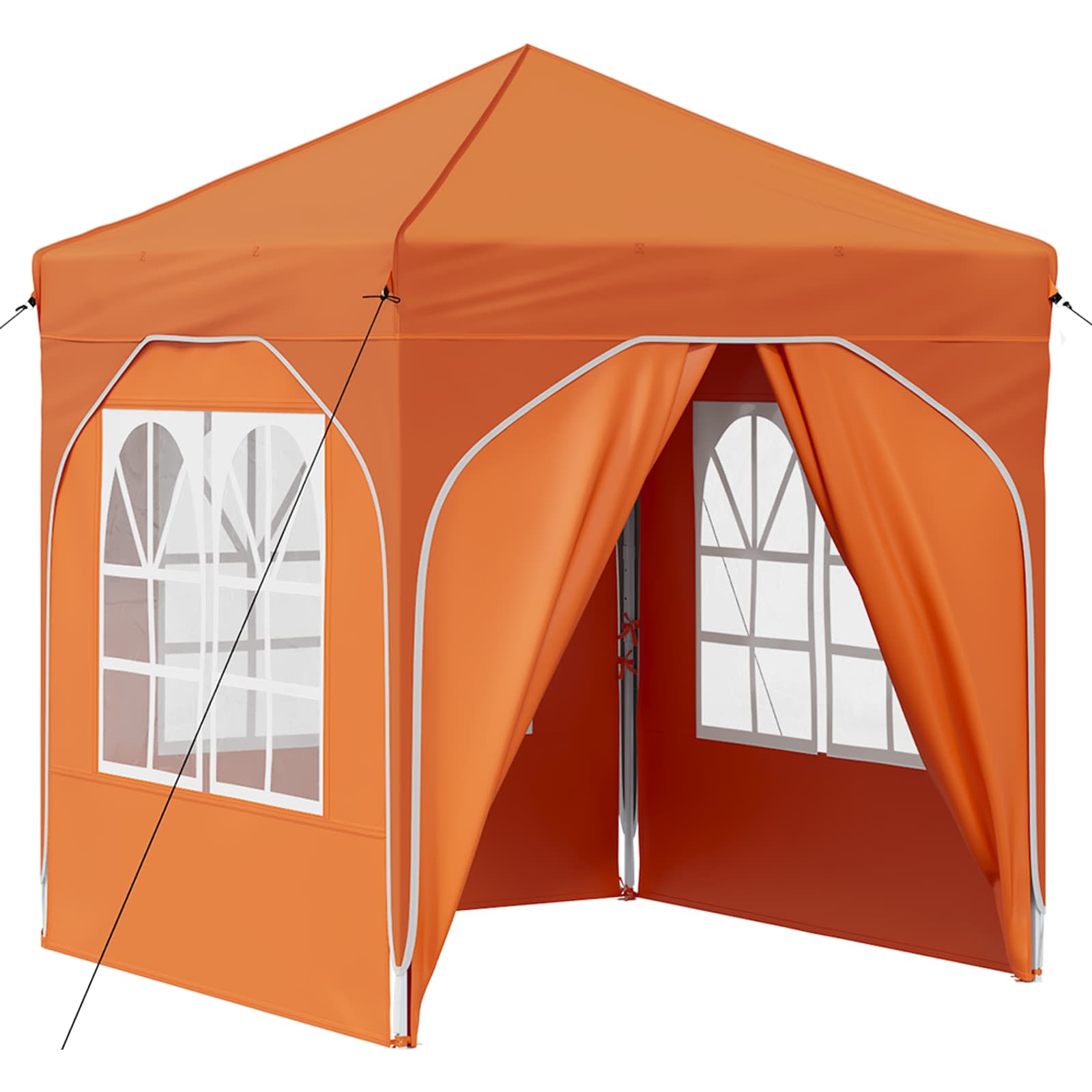 Pop-up Partyzelt 194 x 194 x 245 cm Creme