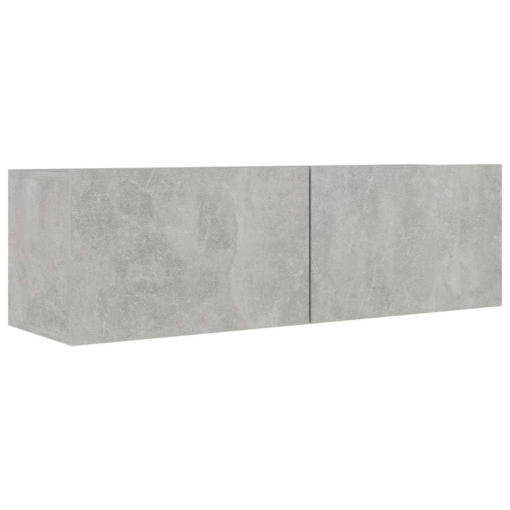 4-tlg. TV-Schrank-Set Weiß Holzwerkstoff