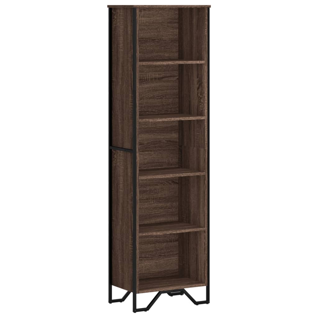Bücherregal Schwarz 80x31x169 cm Holzwerkstoff