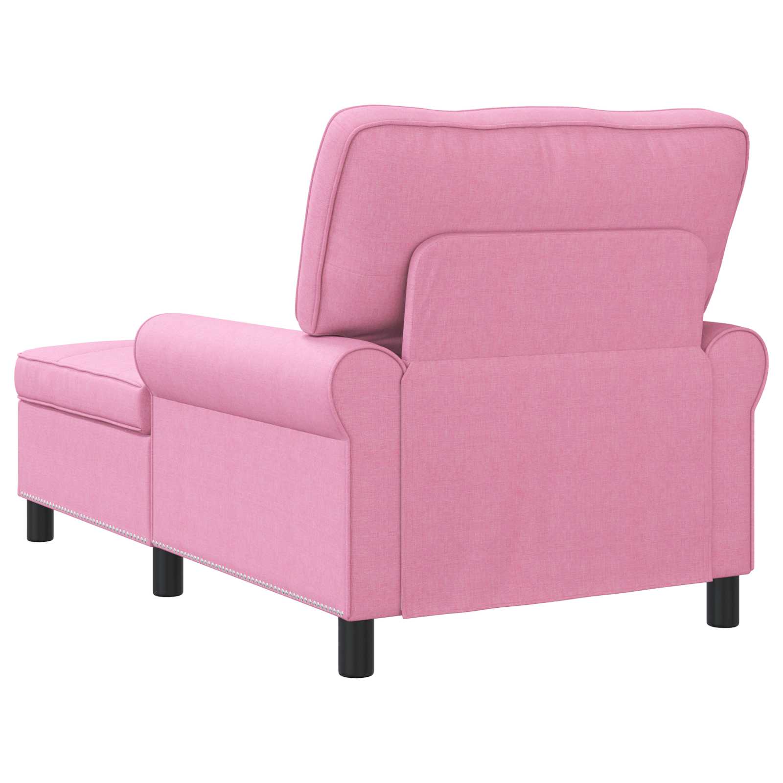 Lounge-Liege mit Kissen Hellgrau 91 x 157 x 91 cm Stoff