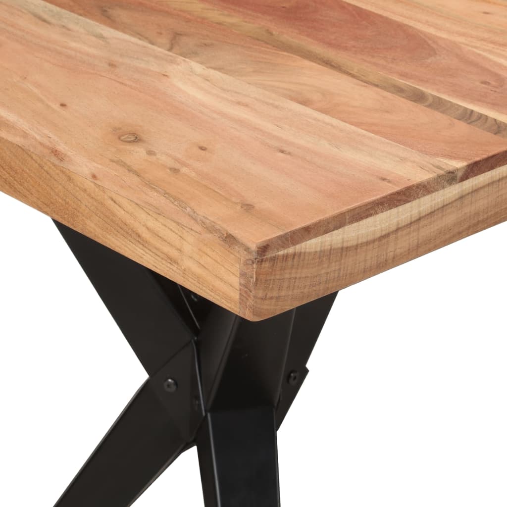 Esstisch 160x80x76 cm Massivholz Akazie