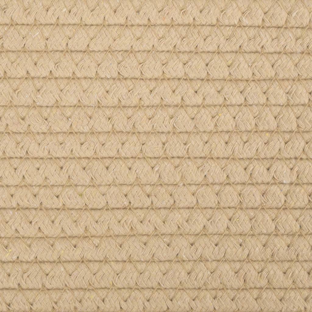 Aufbewahrungskörbe 2 Stk. Grau und Weiß Ø28x28 cm Baumwolle