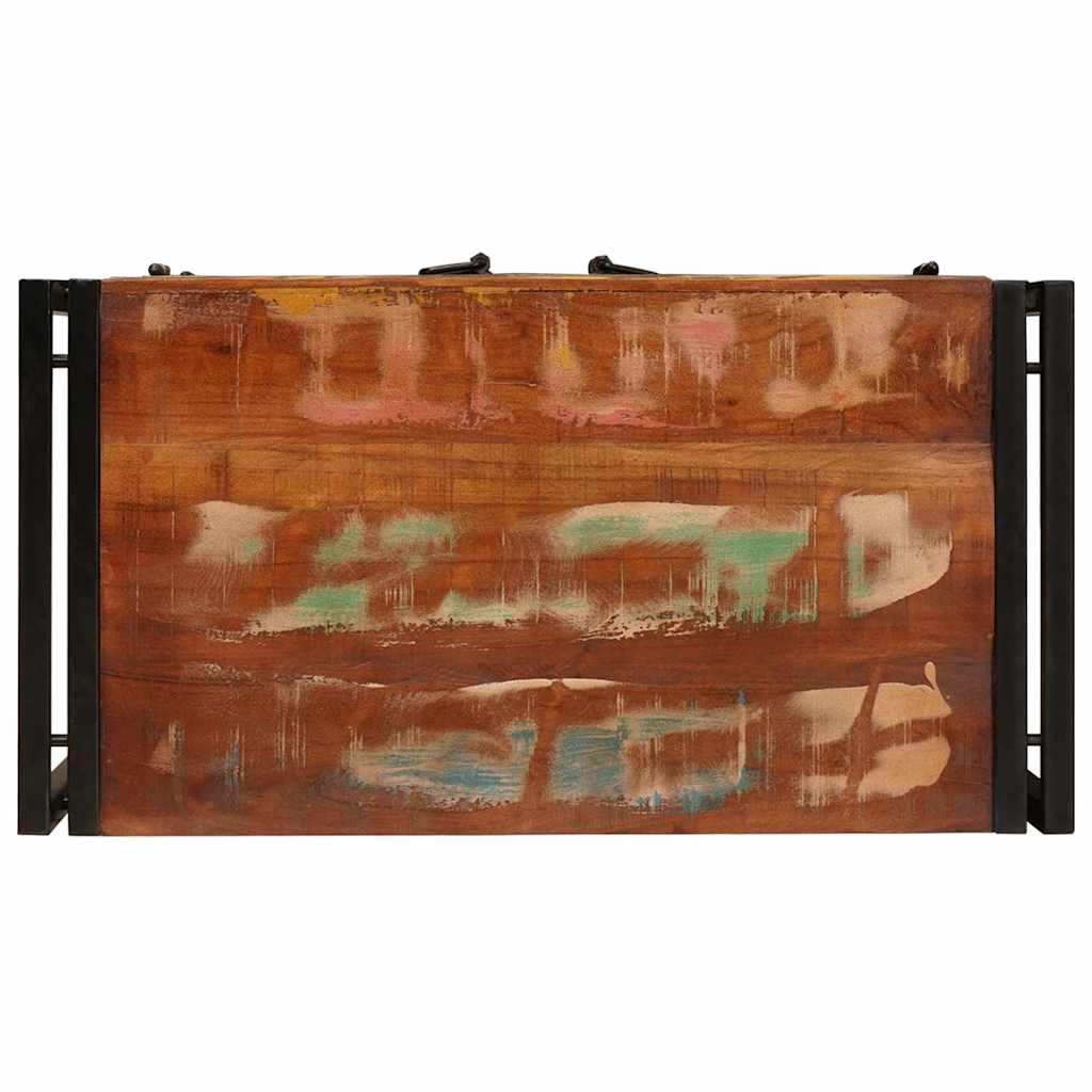 Nachttisch Braun 66 x 35 x 76 cm Massives, grobes Mangoholz